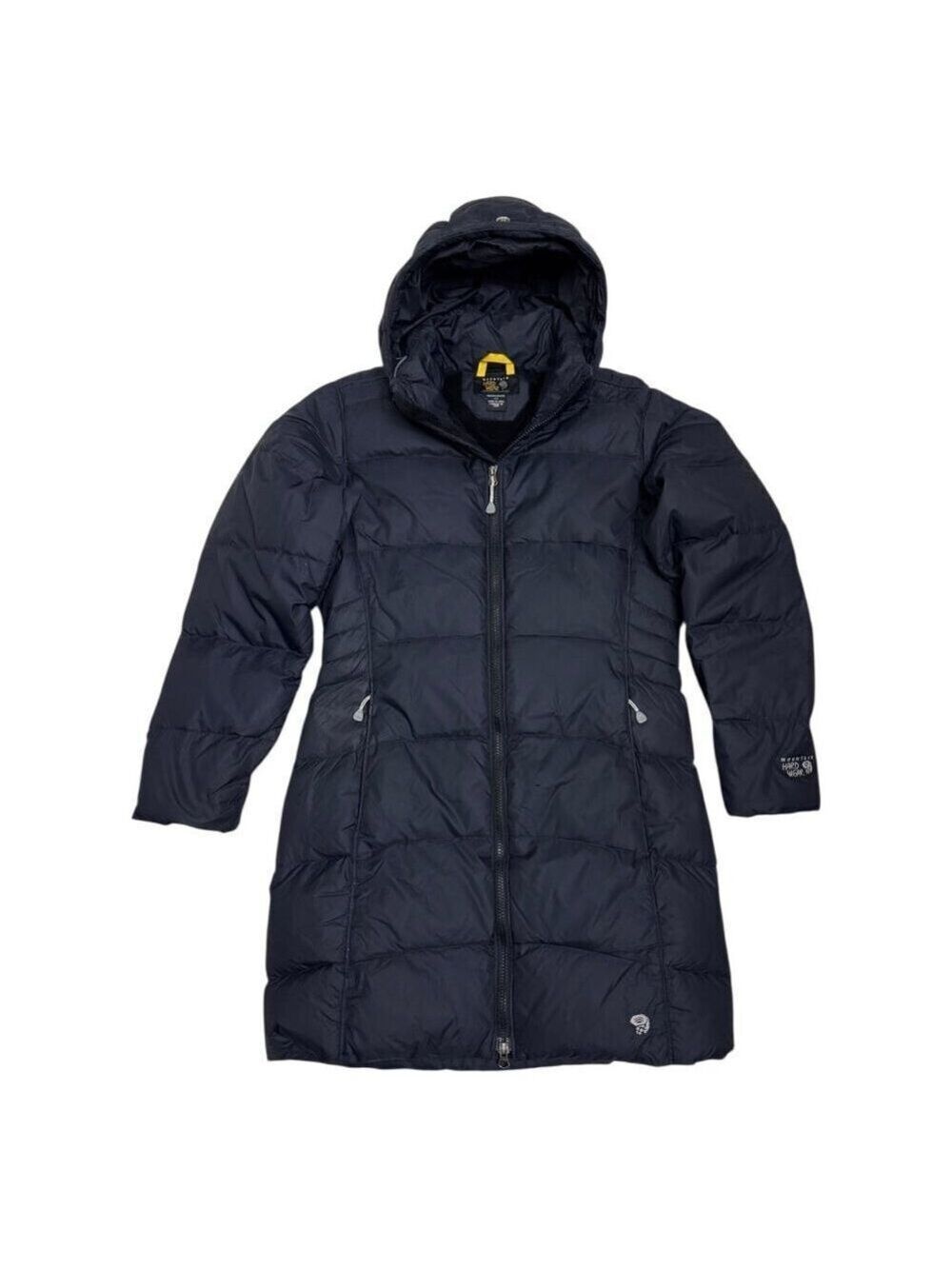 MOUNTAIN HARDWEAR Down Fill Black Winter Long Puffer Parka Coat Jacket Womens S